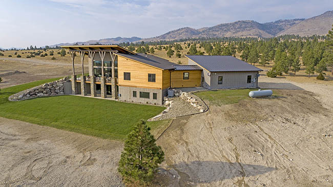 Montana Custom Home Canyon Ferry Home