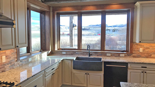 Kitchen Window Views Elk Creek Ranch
